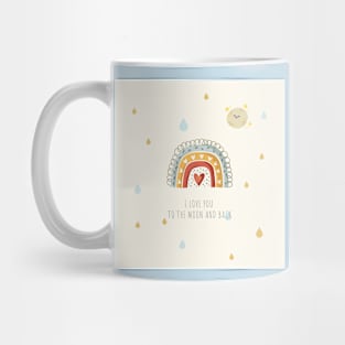 I Love You to the Moon and Back Mug